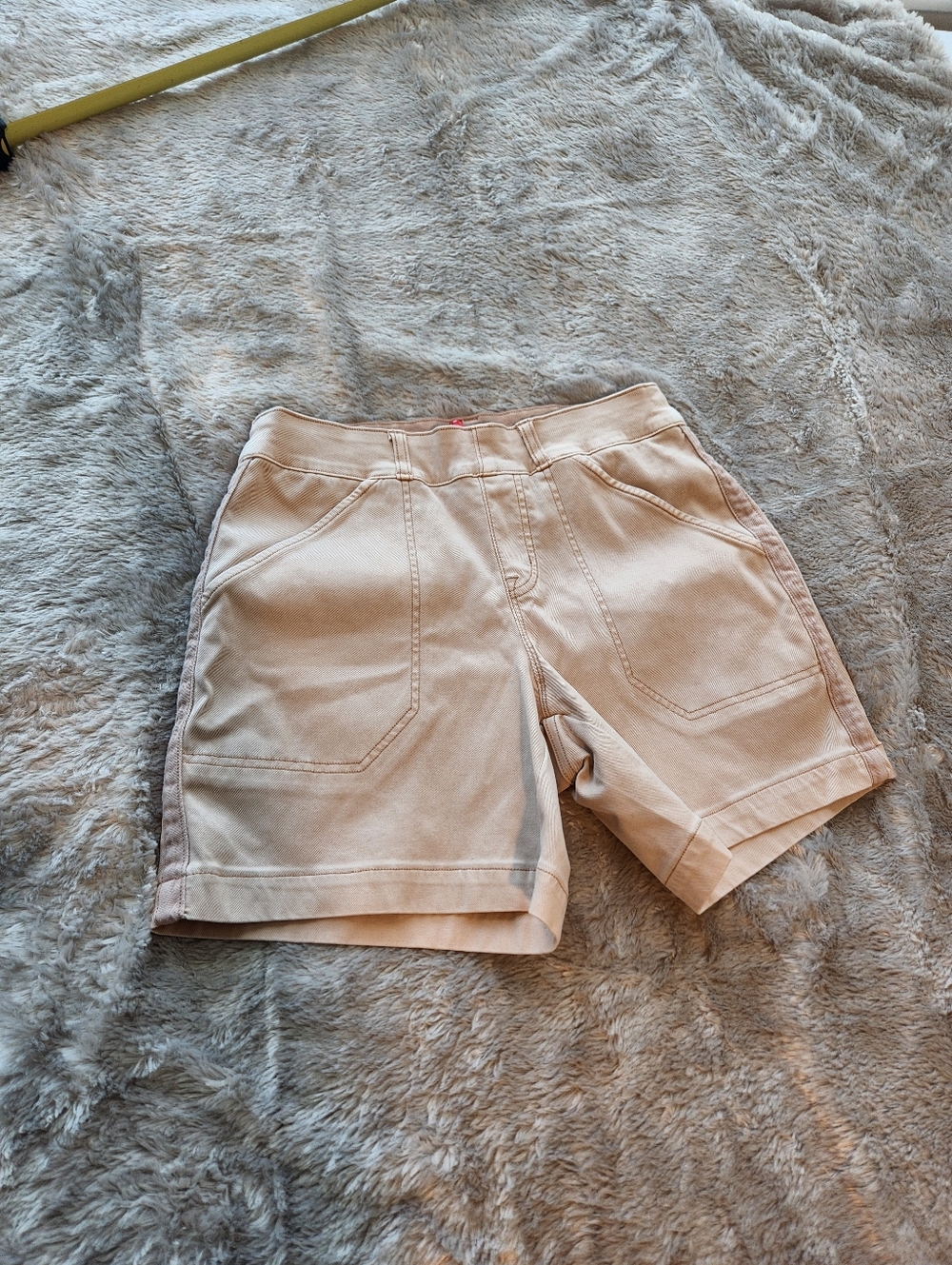 Women’s Casual High-Waist Beige Shorts